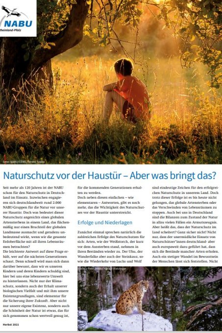 Naturschutz in Rheinland-Pfalz